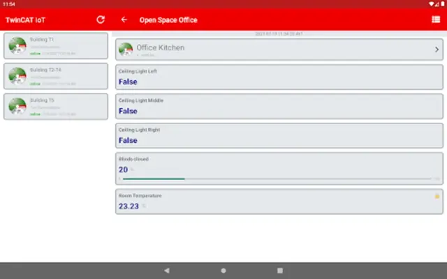 TwinCAT IoT android App screenshot 1