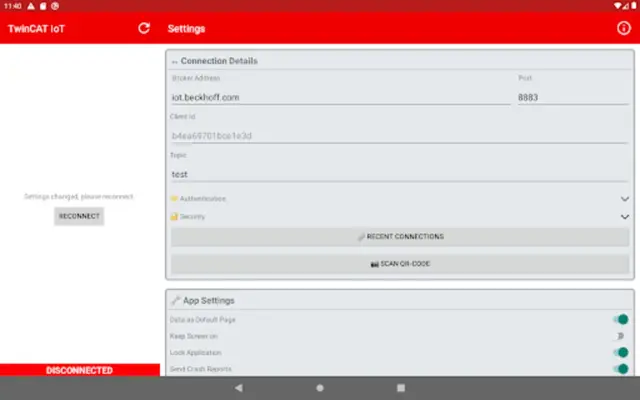 TwinCAT IoT android App screenshot 3
